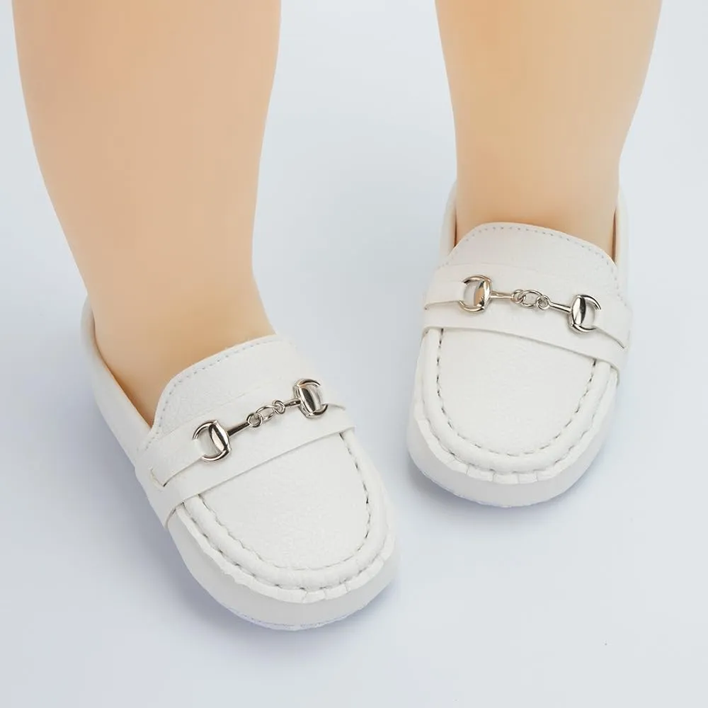 Sekantrol Baby Girls Boys Shoes,Infant Toddler Soft Sole Non Slip Flat Lazy Cute Loafers,Unisex Casual Oxford Dress Shoes