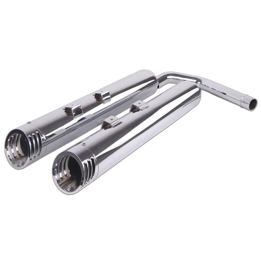 Sharkroad Exhaust Slip On Muffler For Kawasaki Vulcan Voyager 1700 Touring Models