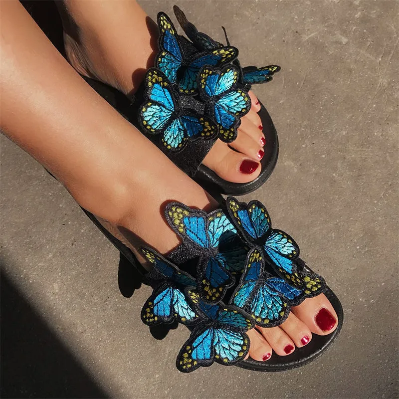 Shoes Fast international shipping Daily High-capacity functionality Butterfly Round Out Casual Patchwork Comfortable Door