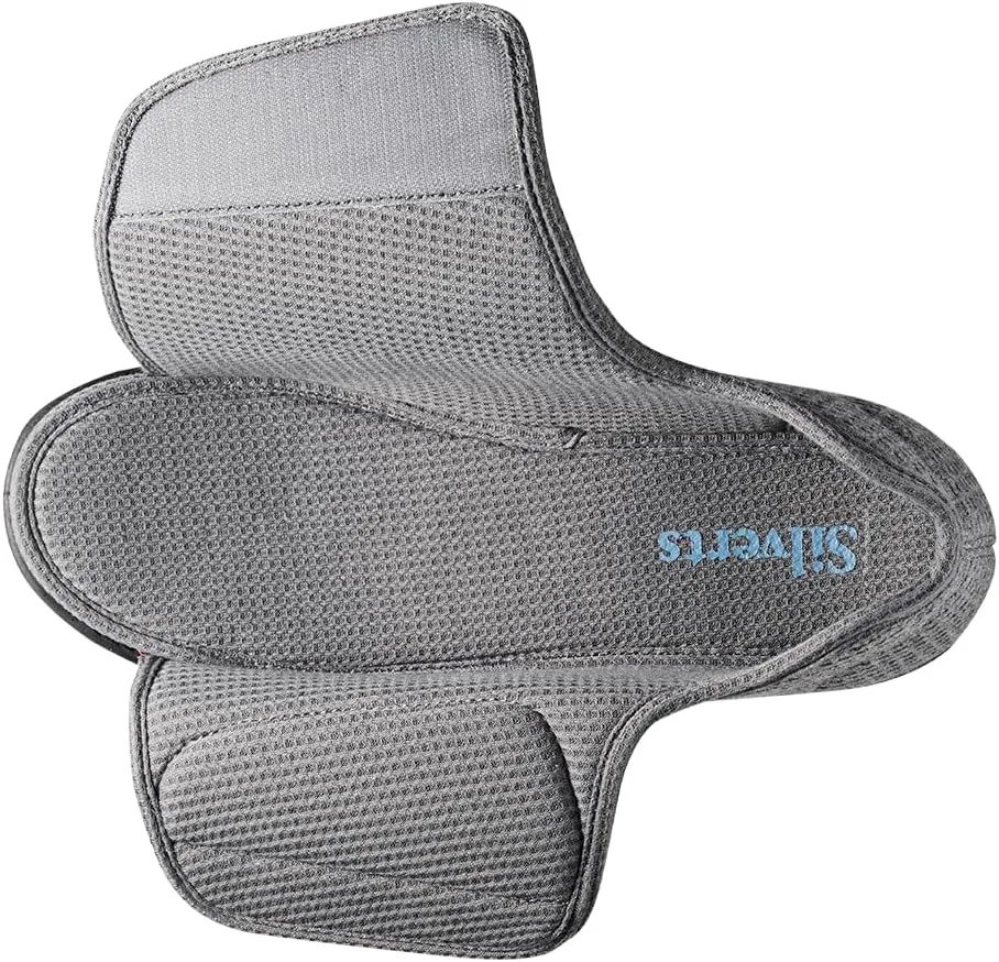 Silverts Diabetic Open-Toe Shoes for Men | Extra-Wide Non-Slip Comfortable Slippers for Elderly, Swelling, Sensitive Feet