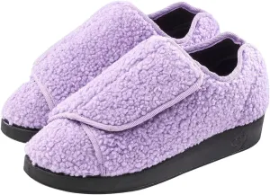 Silverts Diabetic Slippers for Women | Extra-Wide Non-Slip Comfortable Shoes for Elderly, Swelling, Sensitive Feet
