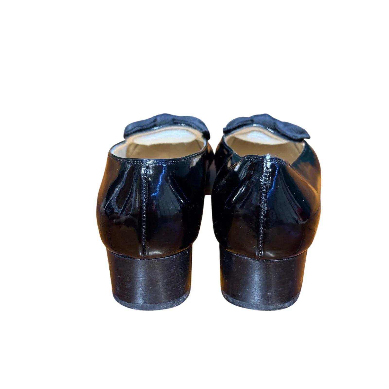 size  7B Salvatore Enhanced Women's patent loafers Ferragamo Free international delivery leather