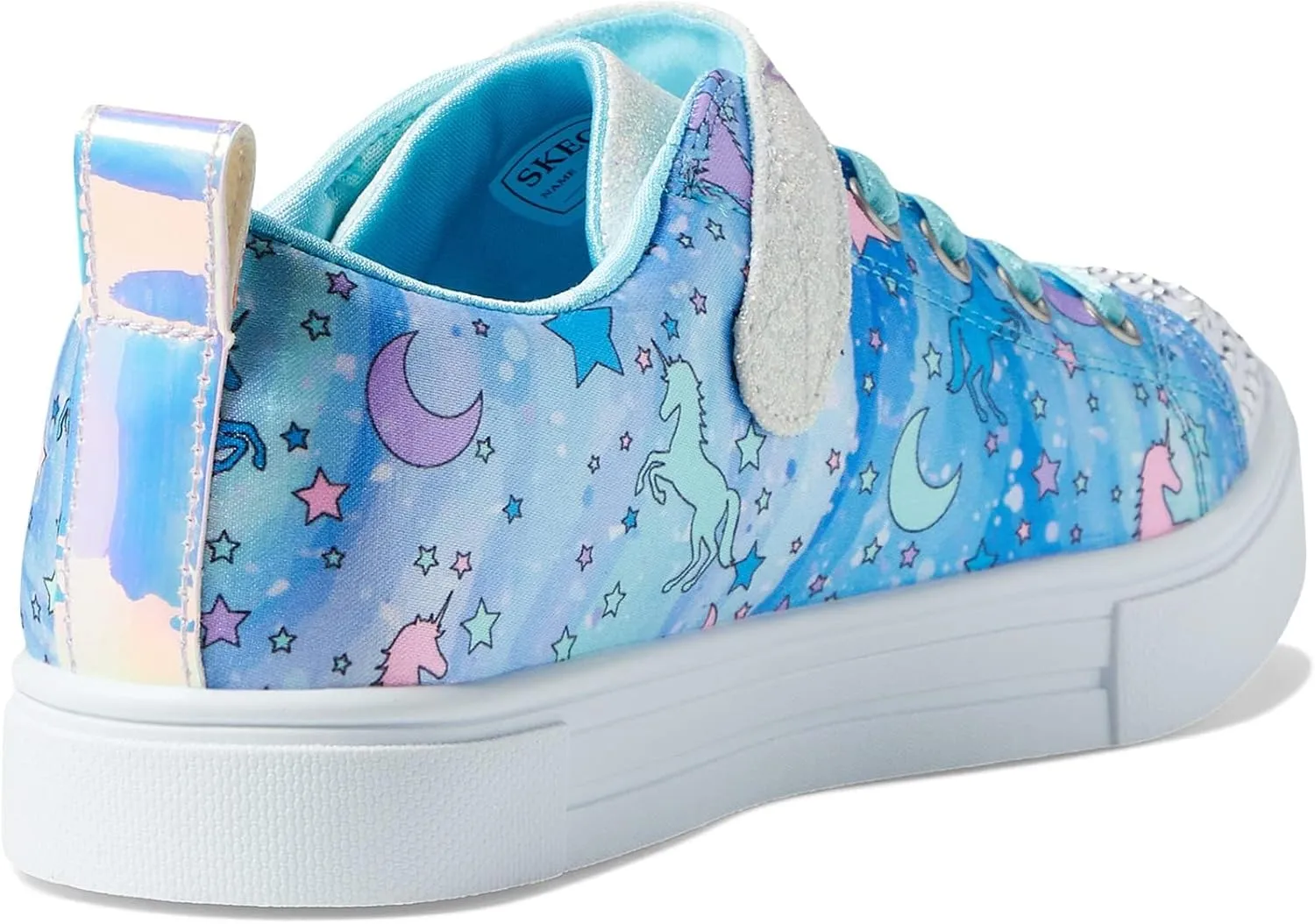 Skechers Girl's Twinkle Sparks Ice-Heather Sneaker