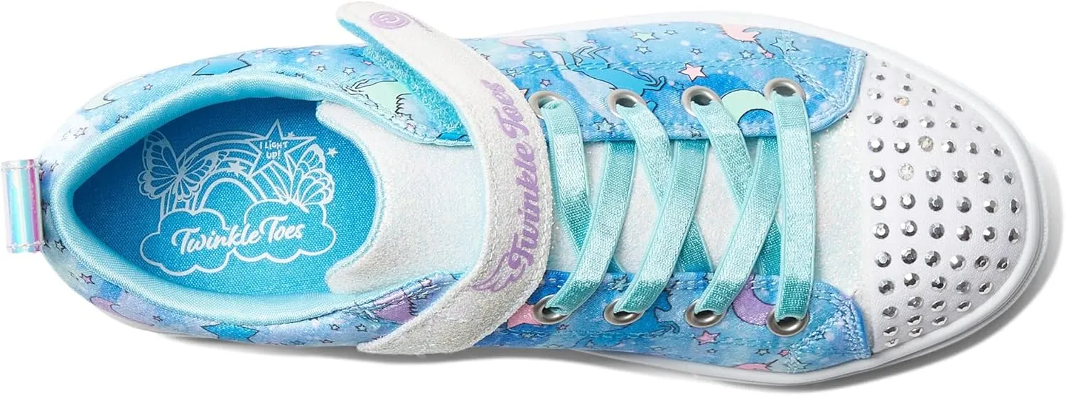 Skechers Girl's Twinkle Sparks Ice-Heather Sneaker