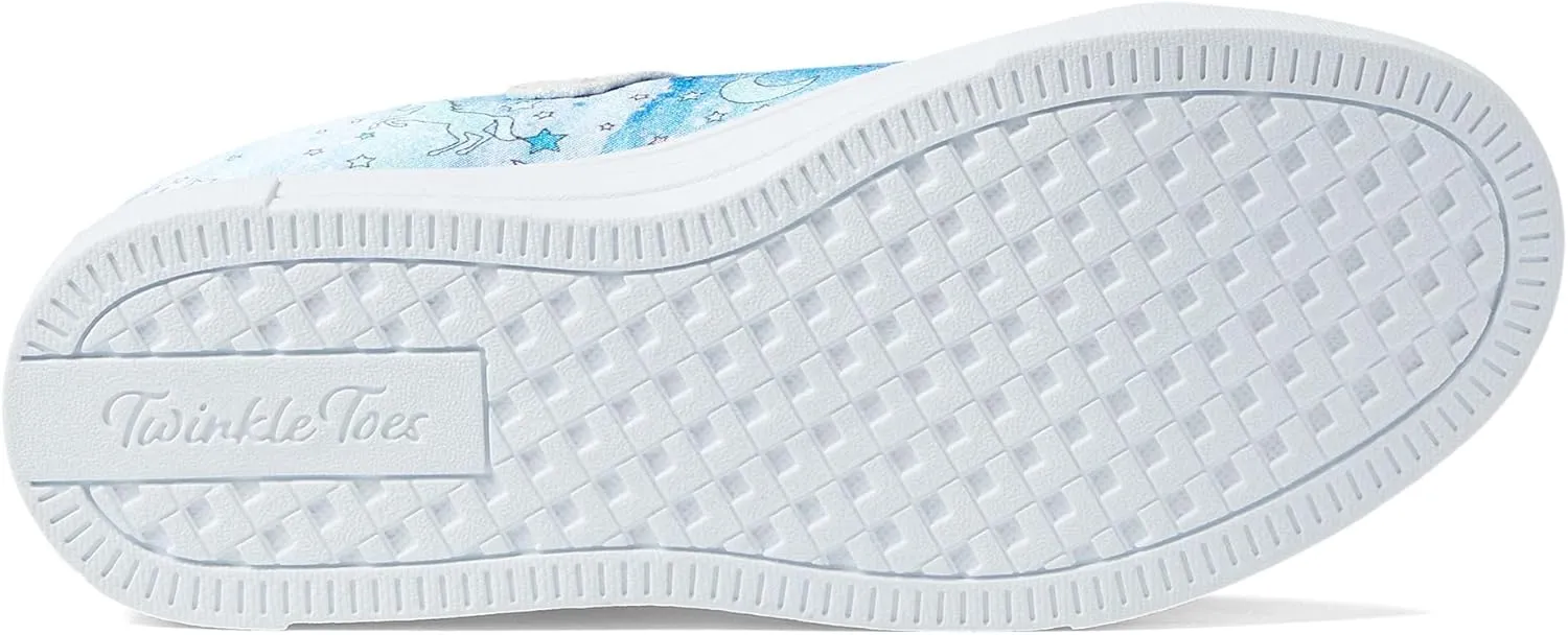 Skechers Girl's Twinkle Sparks Ice-Heather Sneaker