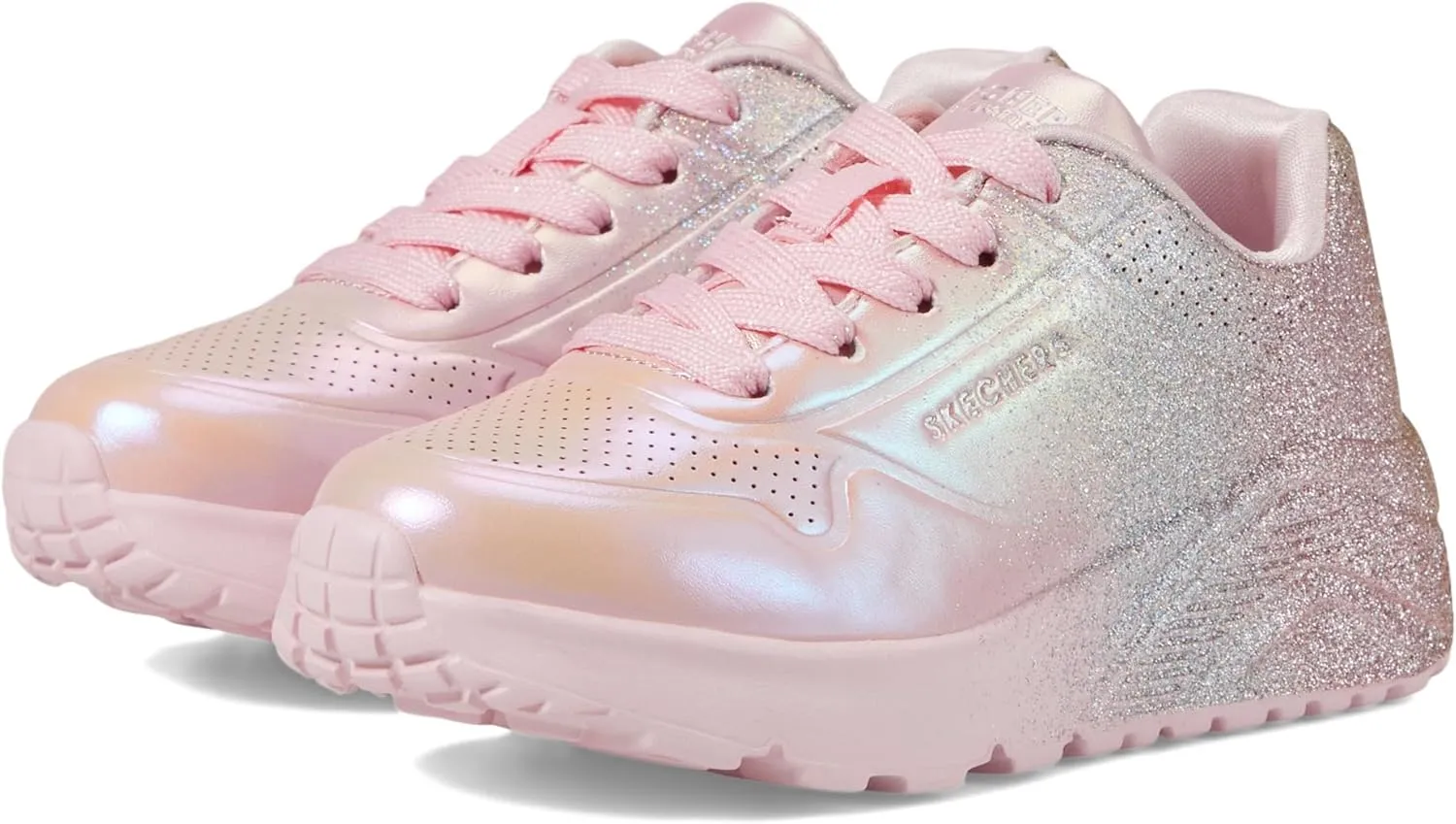 Skechers Girl's Uno Lite-Metallic Shimmers Sneaker