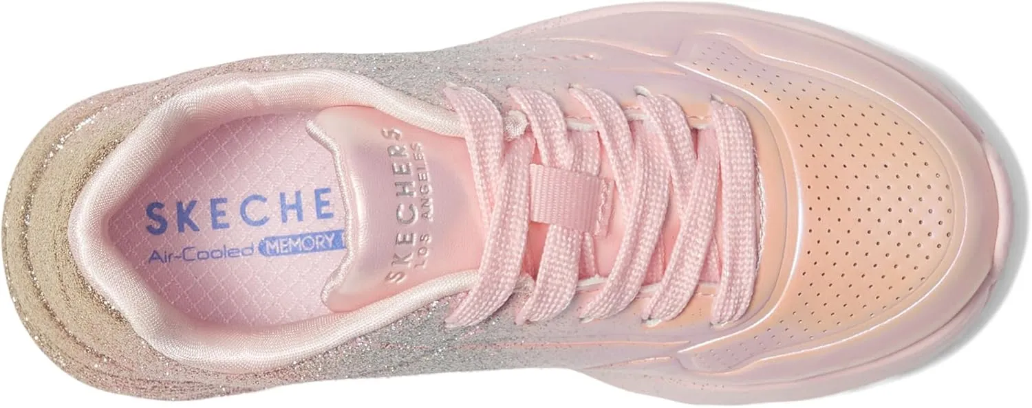 Skechers Girl's Uno Lite-Metallic Shimmers Sneaker