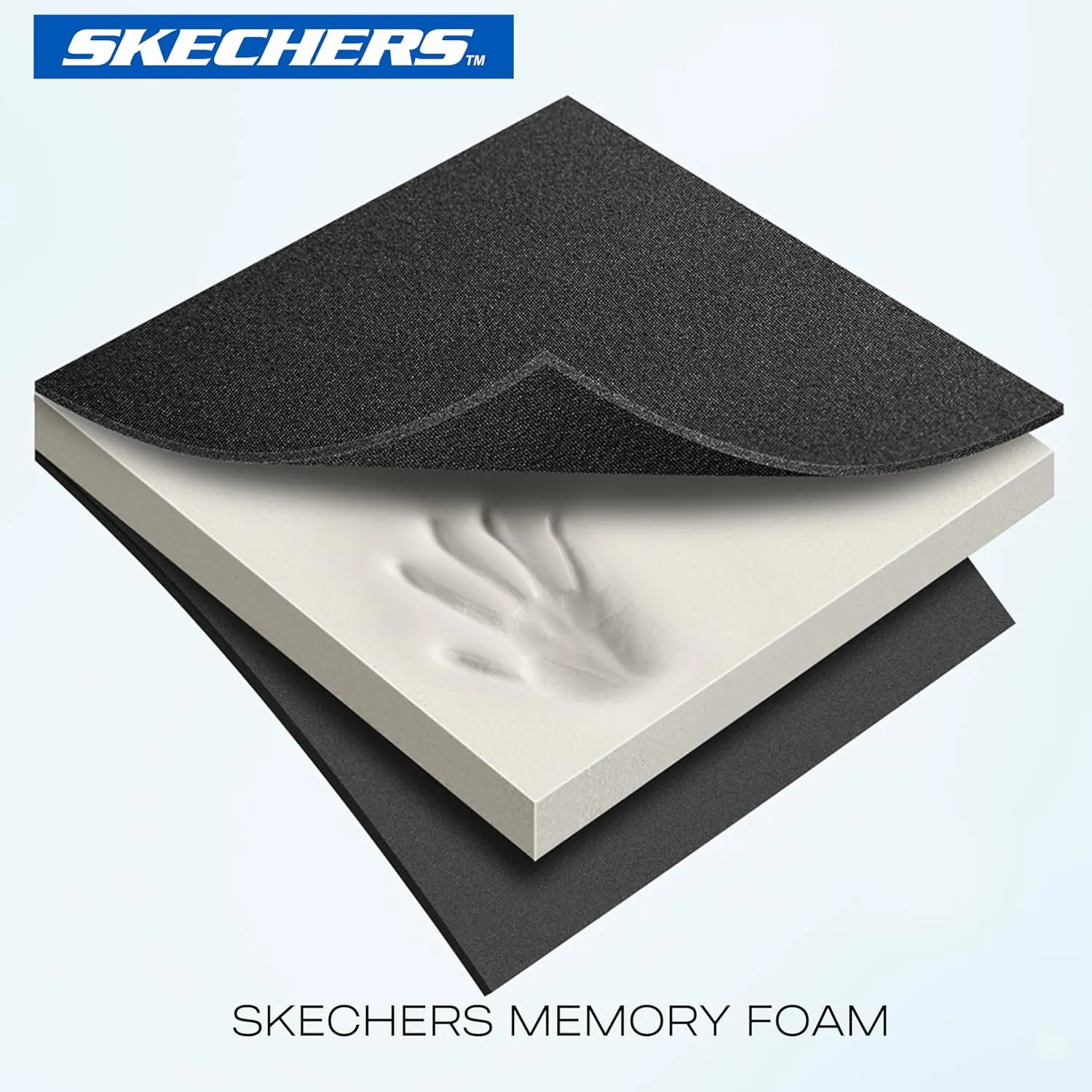 Skechers Steering Wheel Cover, Memory Foam Car Steering Wheel Cover,14.5-15inch Anti-Slip Safety Comfortable Desgin, Universal Accessory for Diverse Cars, Truck,SUV (Black & Black)