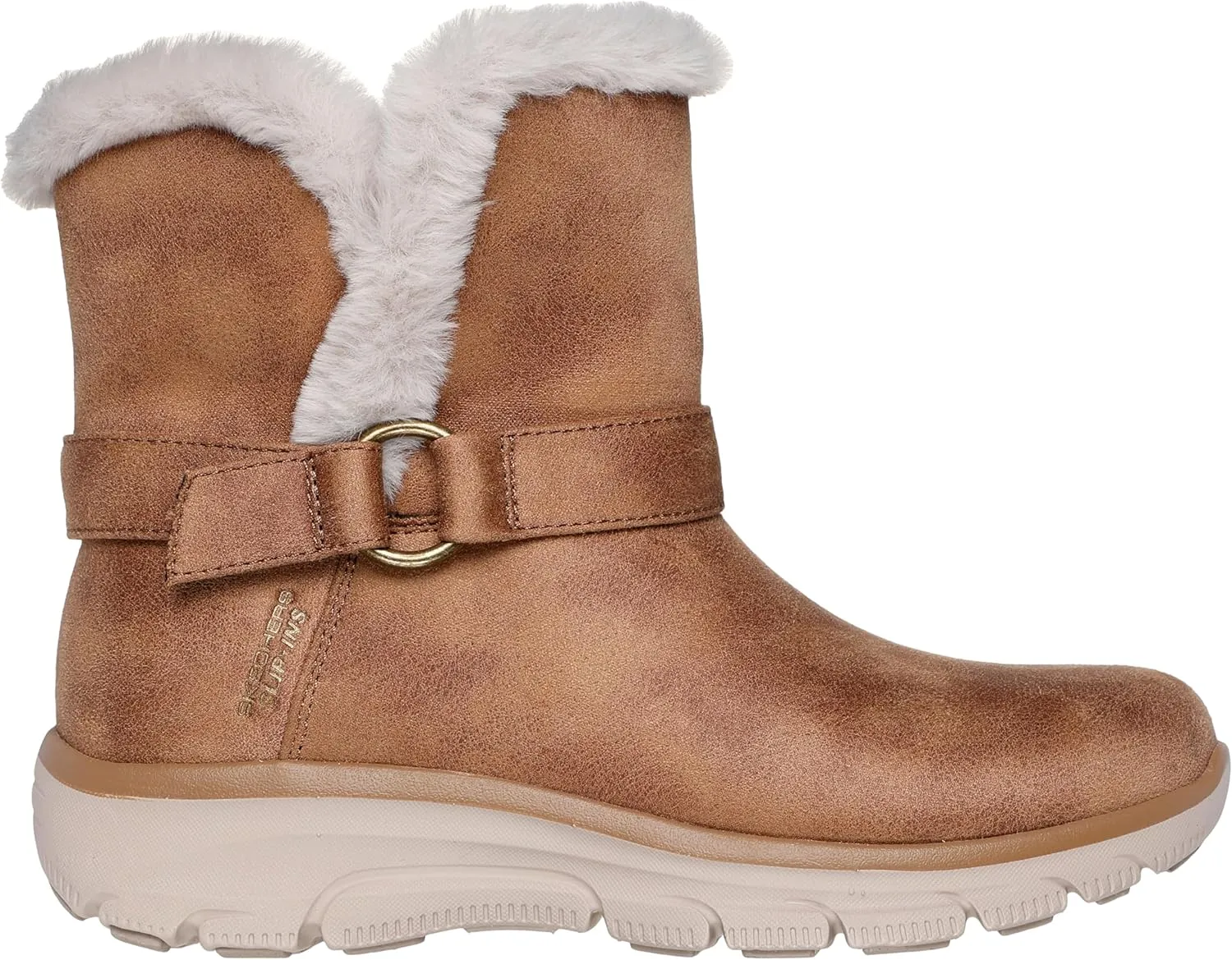 Skechers Women's Easy Going-Dreamers Move-Hands Free Slip-ins Ankle Boot