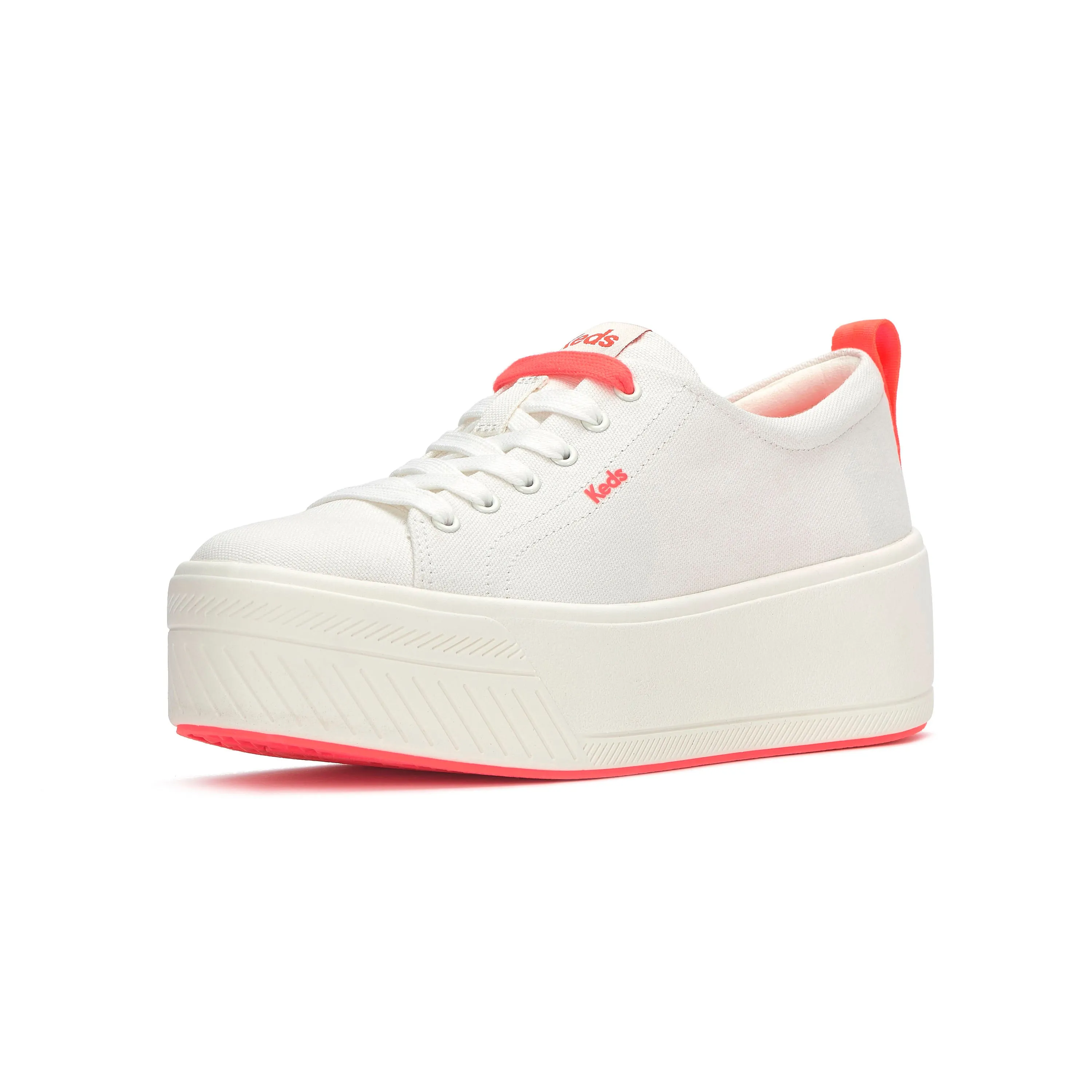 Skyler Canvas Pop White/Coral