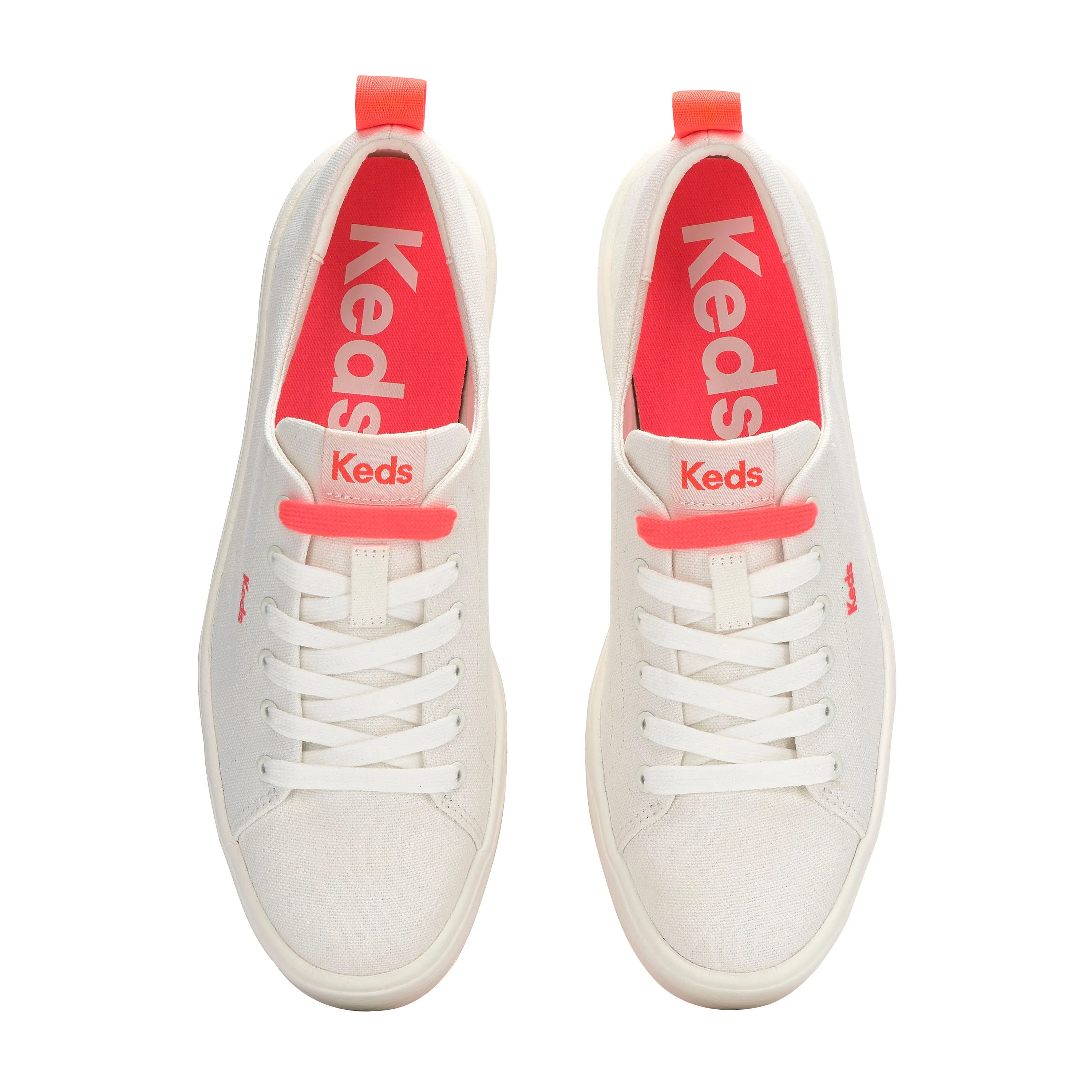 Skyler Canvas Pop White/Coral