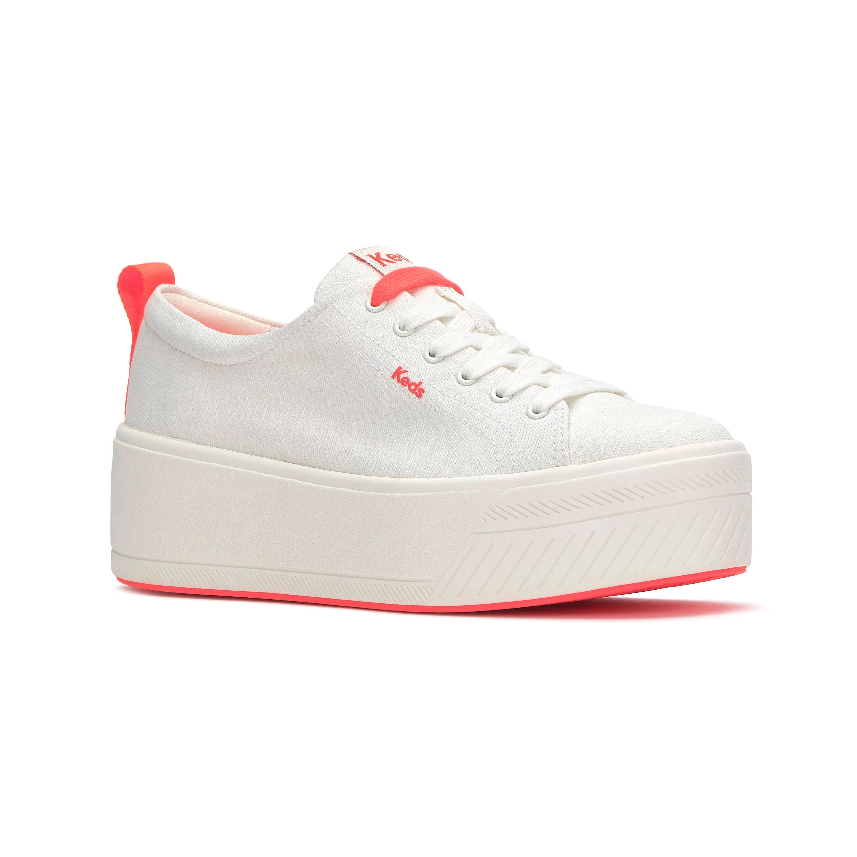 Skyler Canvas Pop White/Coral