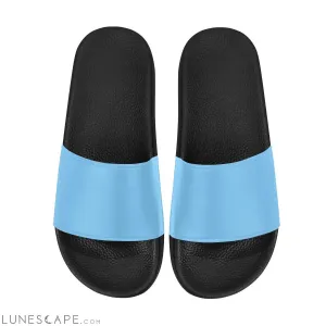 Slip On Beach Slides - Blue