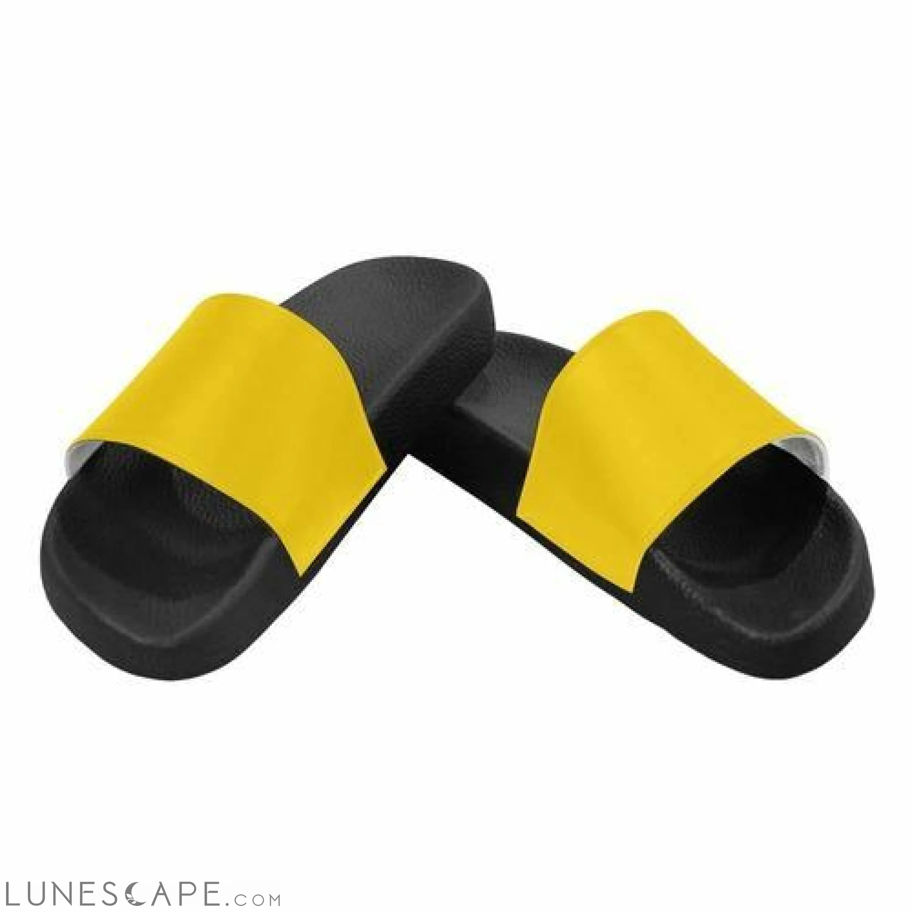 Slip On Beach Slides - Yellow