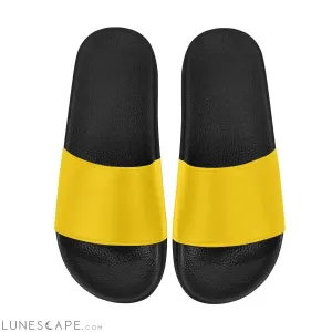 Slip On Beach Slides - Yellow