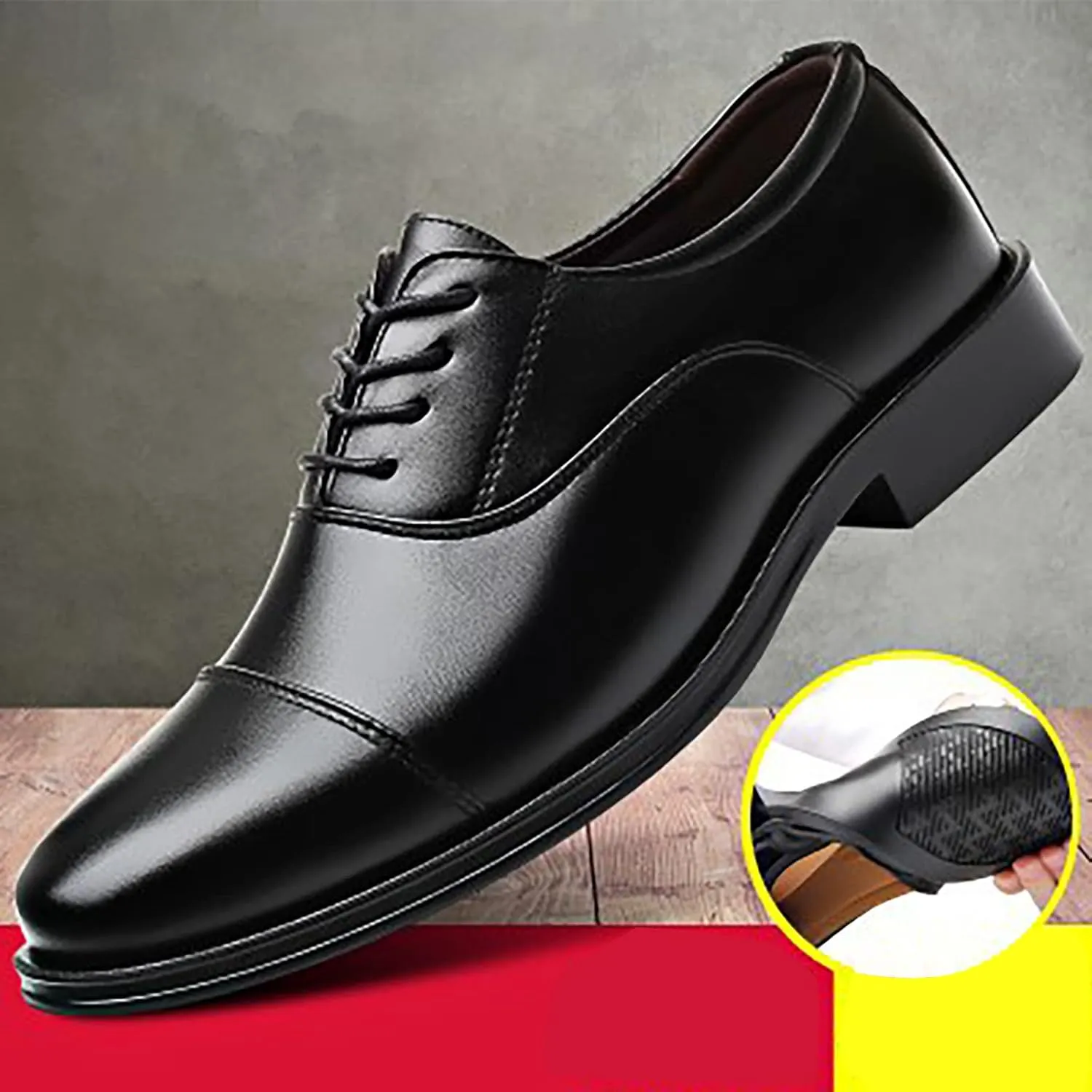 Slip-On Loafers Formal Leather Shoes for Men Men's Leather Shoes Business Attire Men's Youth Mens Casual Oxford Shoes