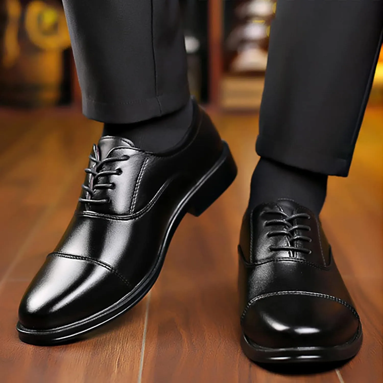Slip-On Loafers Formal Leather Shoes for Men Men's Leather Shoes Business Attire Men's Youth Mens Casual Oxford Shoes