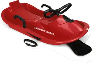 Slippery Racer Downhill Derby Kids Steerable Snow Sled