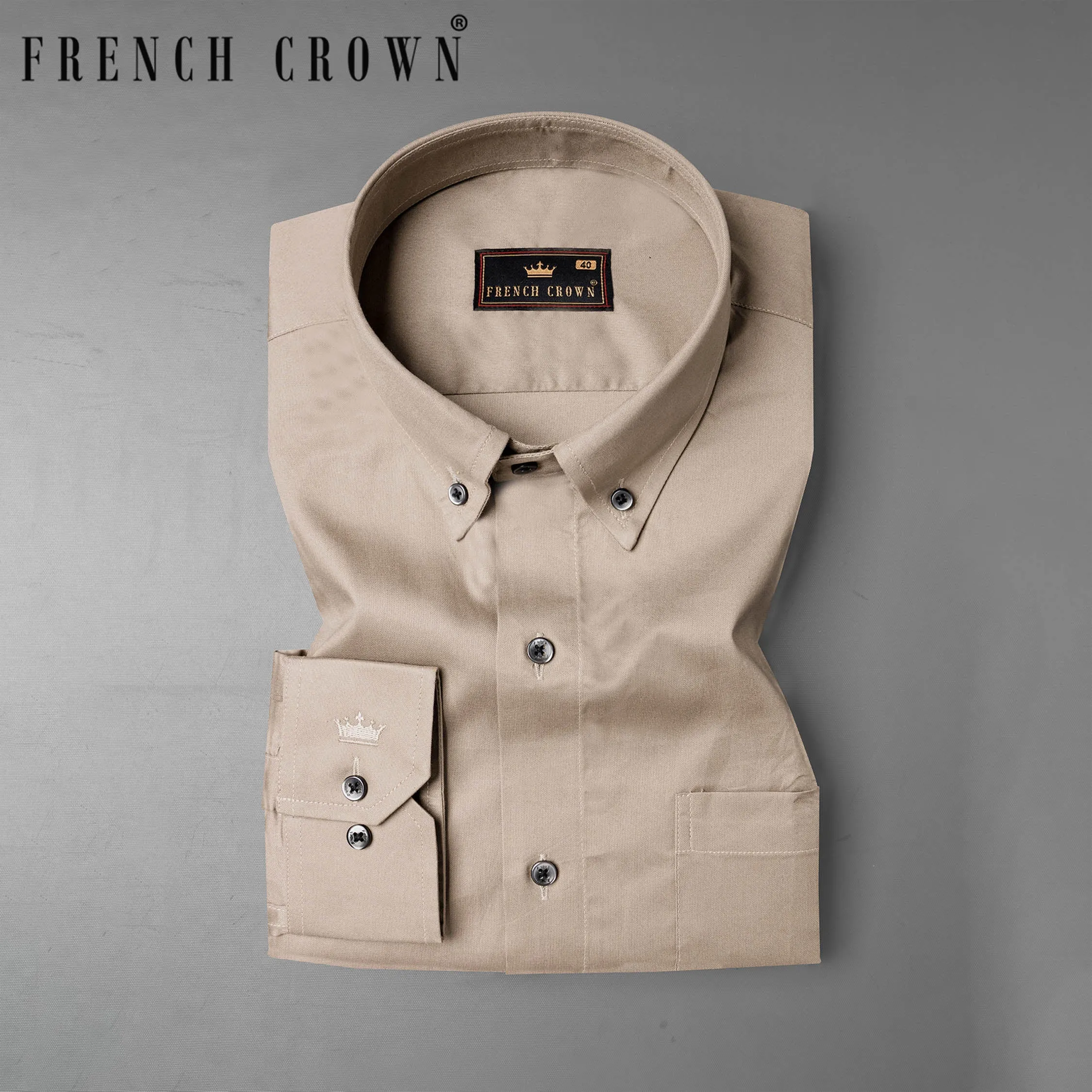 Soft Amber Premium Cotton Shirt