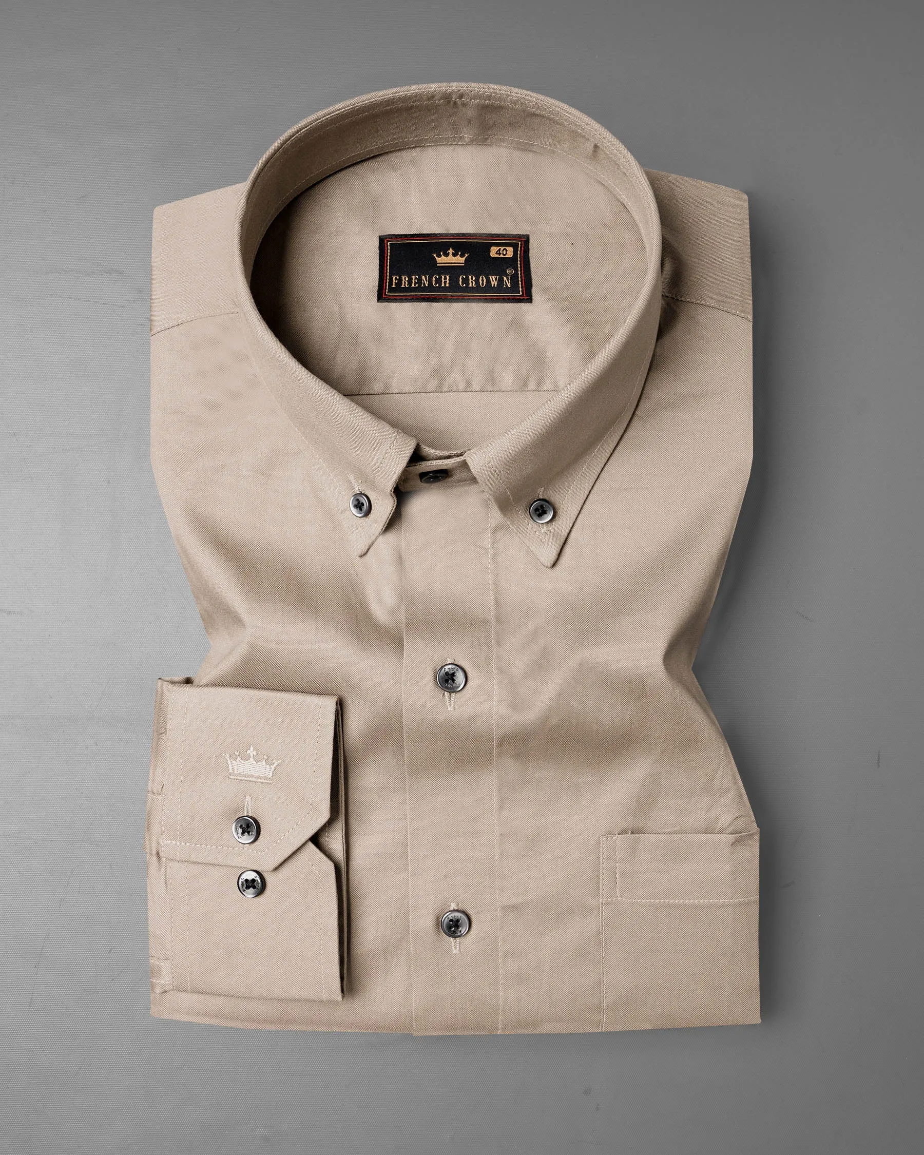 Soft Amber Premium Cotton Shirt
