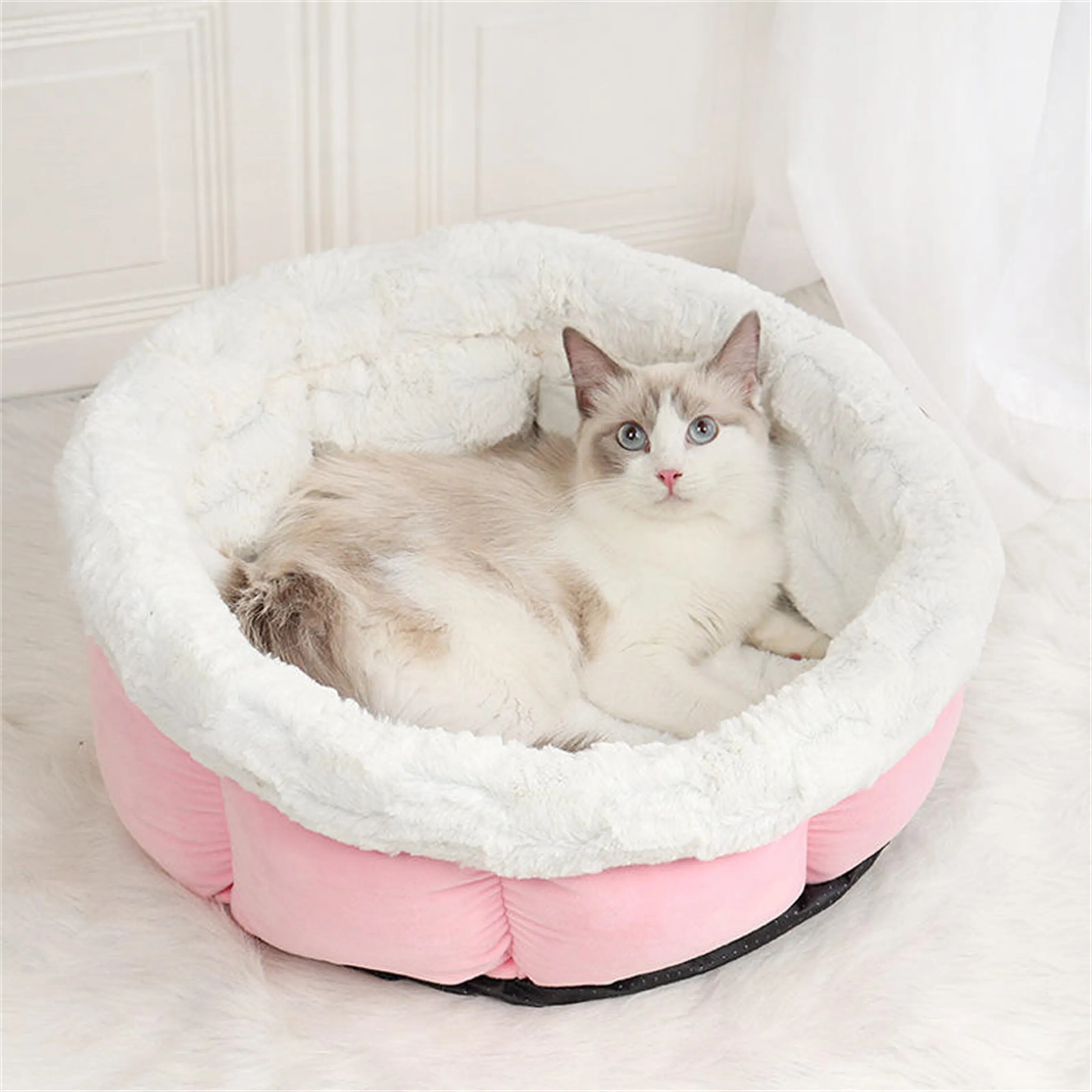 Soft Plush Warm Pet Bed