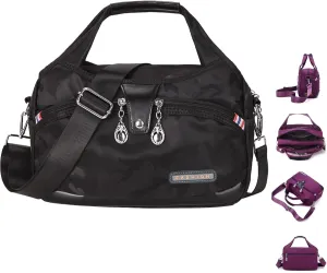 Soft Side Lightweight Underseat Tote Bag, Multi-pocket Fashion Waterproof Handbag Crossbody.Anti Theft Crossbody Bag