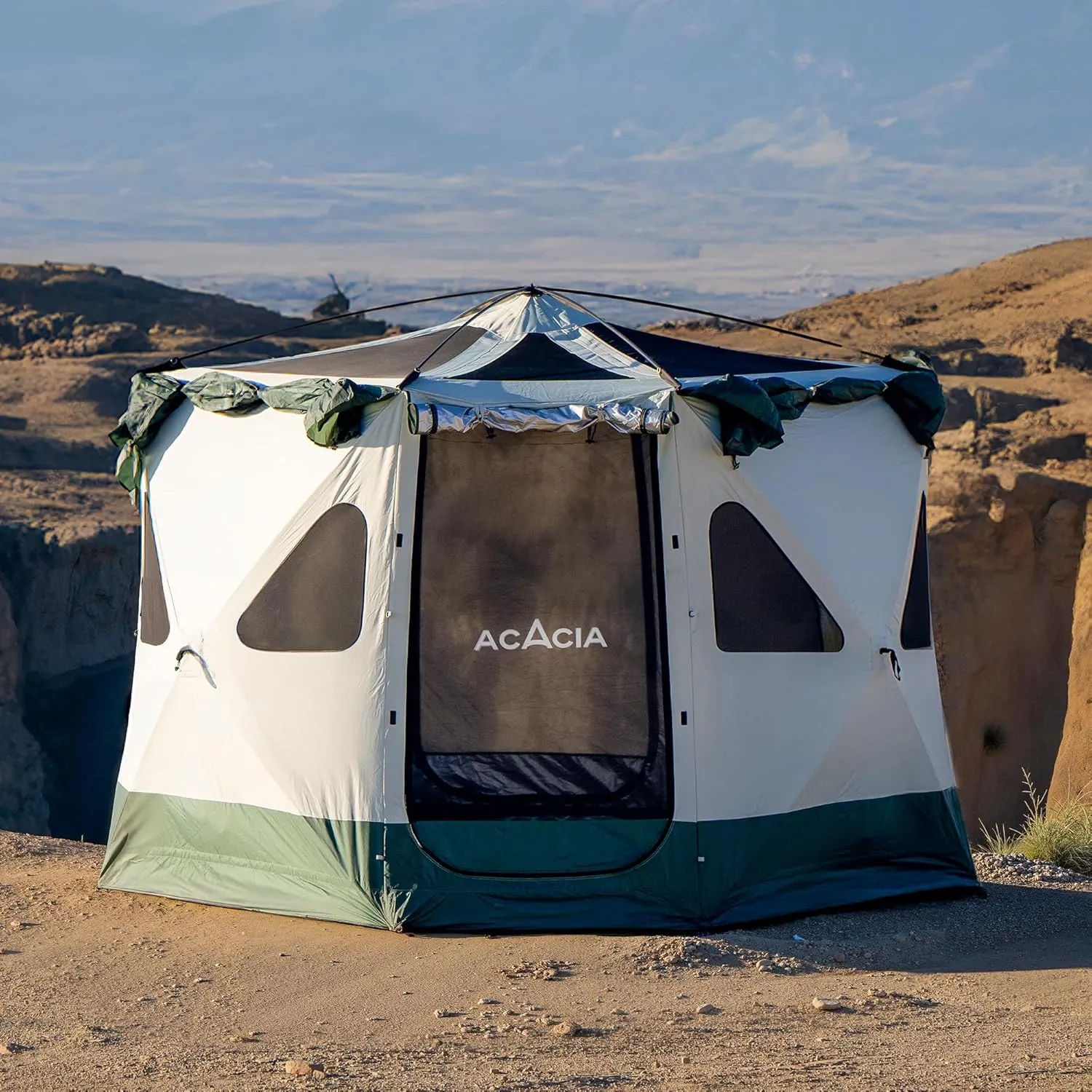 Space Acacia Lite Camping Tent | 2/3/4/8 Person Pop Up Tents for Camping | Lightweight & Durable Beach Tent | Level 7 Wind Resistance, UPF 50  | Quick Setup for Camping & Backyard