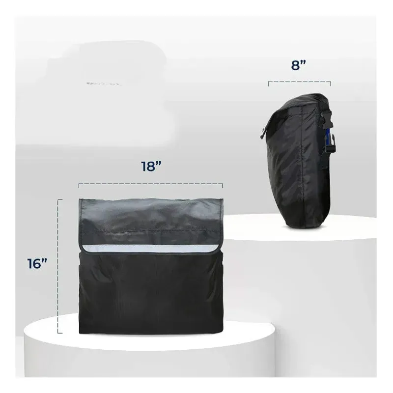 Spacious Outdoor Wheelchair Storage Bag 18 X 16 X 8 Inch
