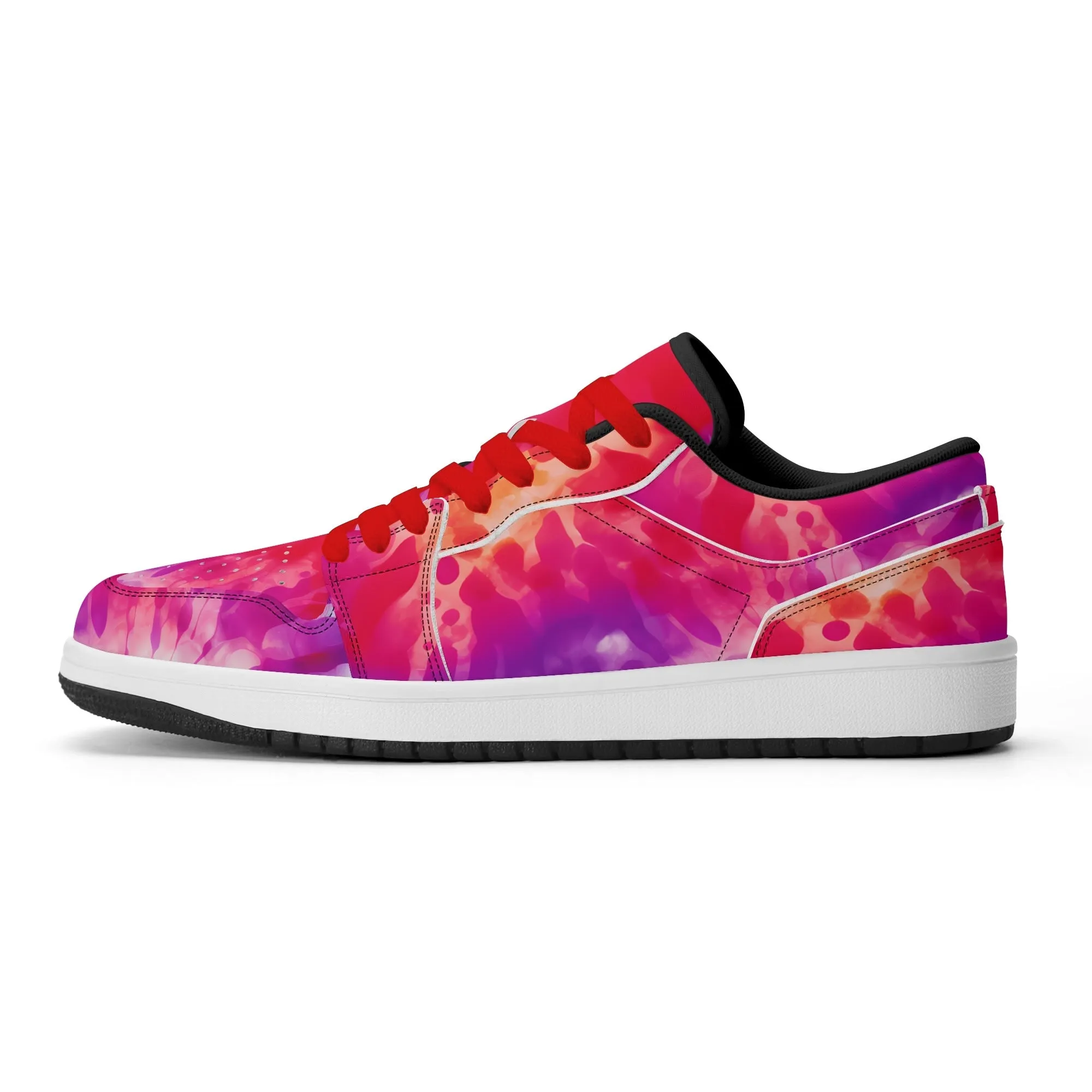 Splash Low Top Leder Sneaker für Damen