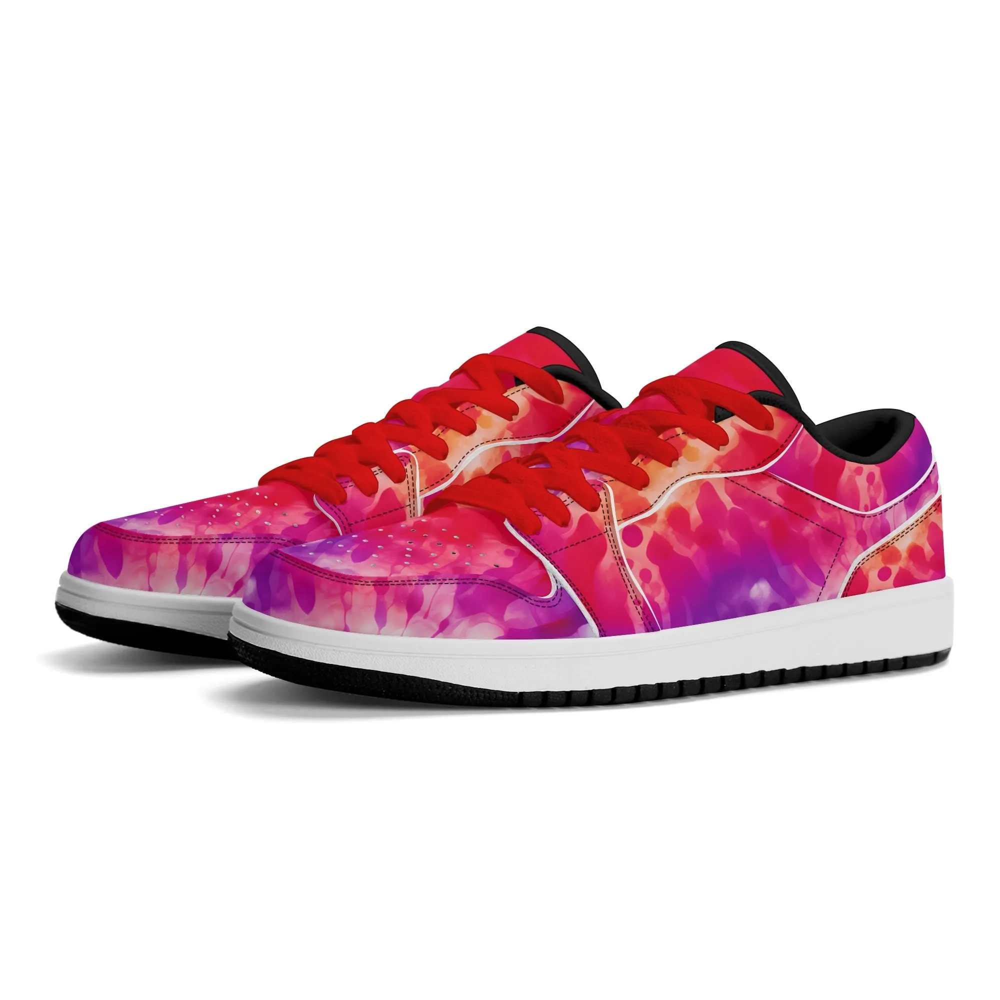 Splash Low Top Leder Sneaker für Damen