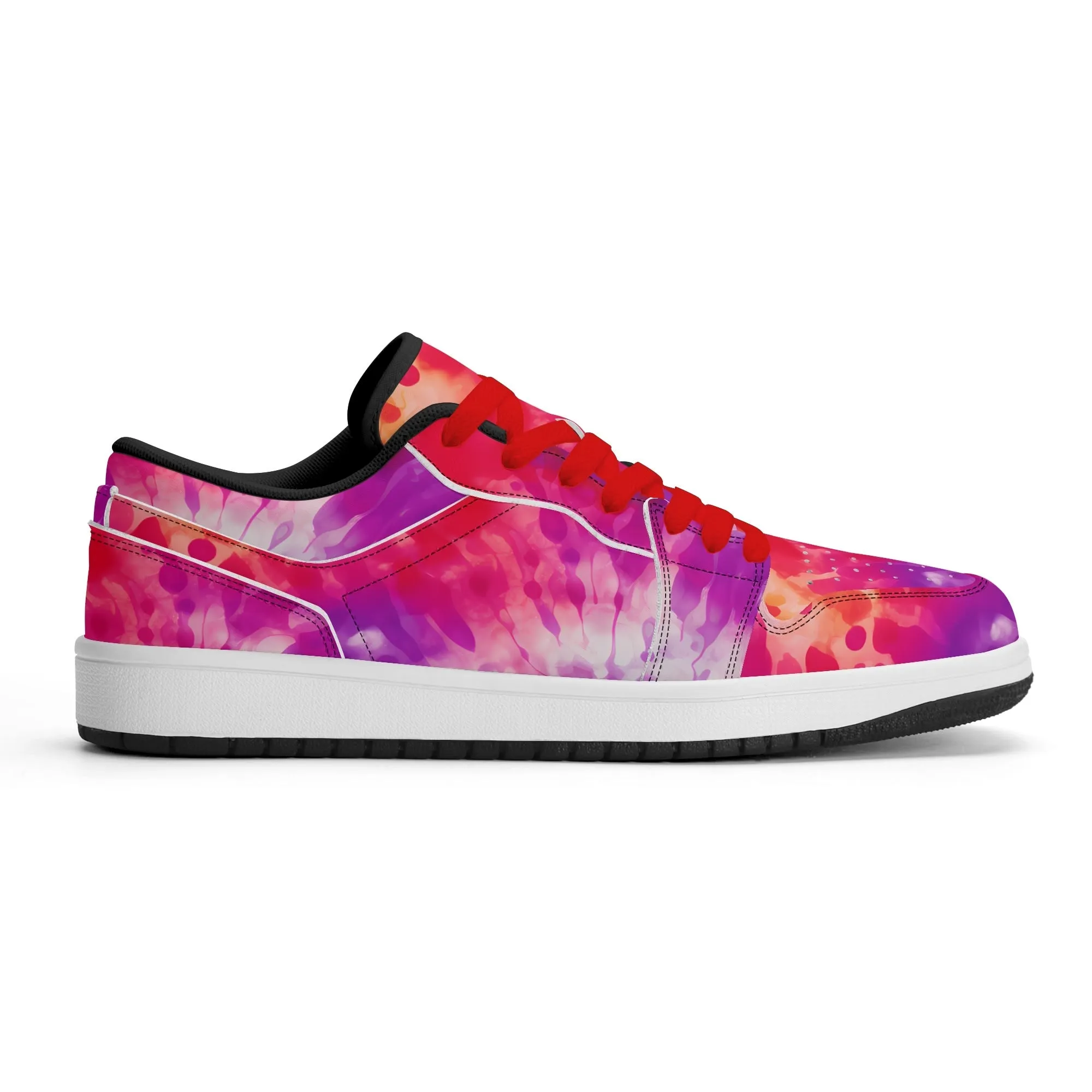 Splash Low Top Leder Sneaker für Damen
