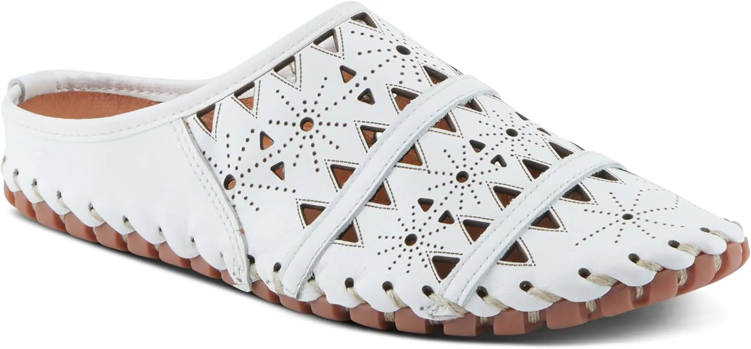 Spring Step Fusalide Slip-On Shoes for Womens - Comfortable Slip-On Shoes with Rubber Outsole - Casual Leather Clogs for Women