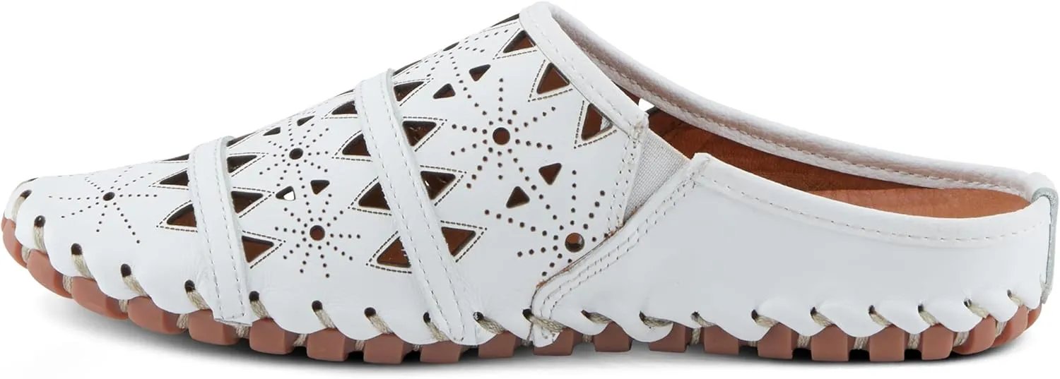 Spring Step Fusalide Slip-On Shoes for Womens - Comfortable Slip-On Shoes with Rubber Outsole - Casual Leather Clogs for Women