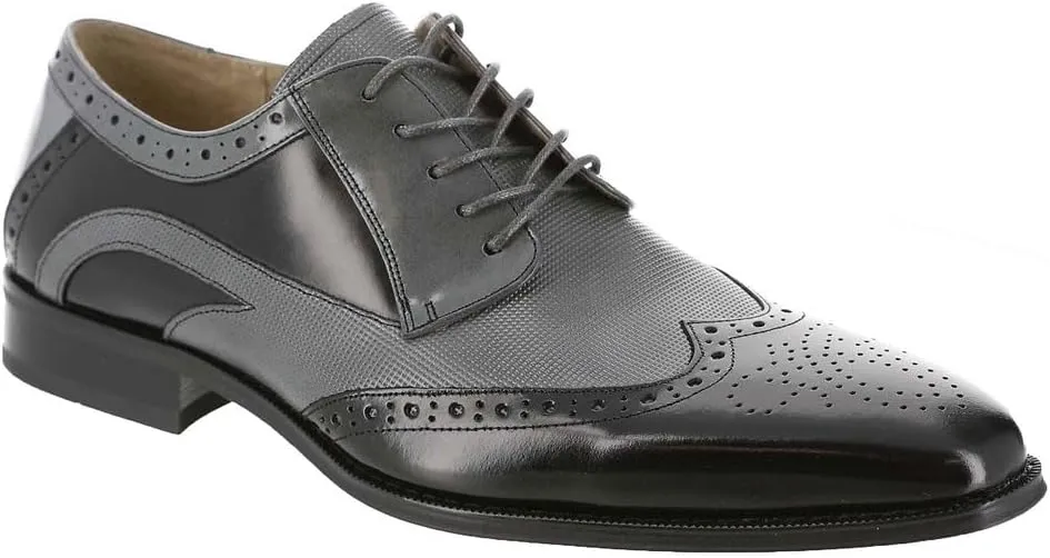 STACY ADAMS Men's Ivingale Wingtip Lace Up Oxford