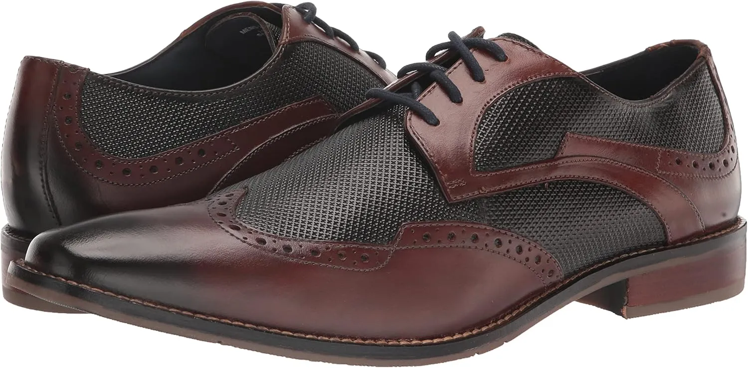 Stacy Adams Men's Joss Wingtip Lace Up Oxford