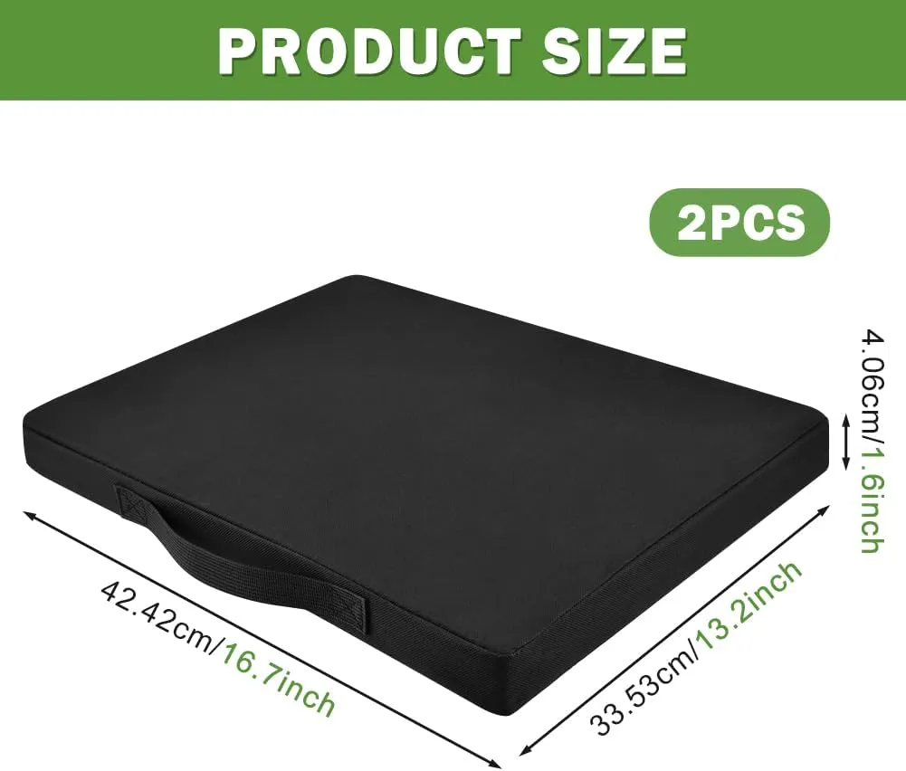 Stadium Seat Cushions 1/2 Pack,Bleacher Seat Cushion,Soft & Extra Thick Bleacher Cushion,Anti-Bedsore Wheelchair Cushion,Portable and Extra Thick Cushion for Any Outdoor Events