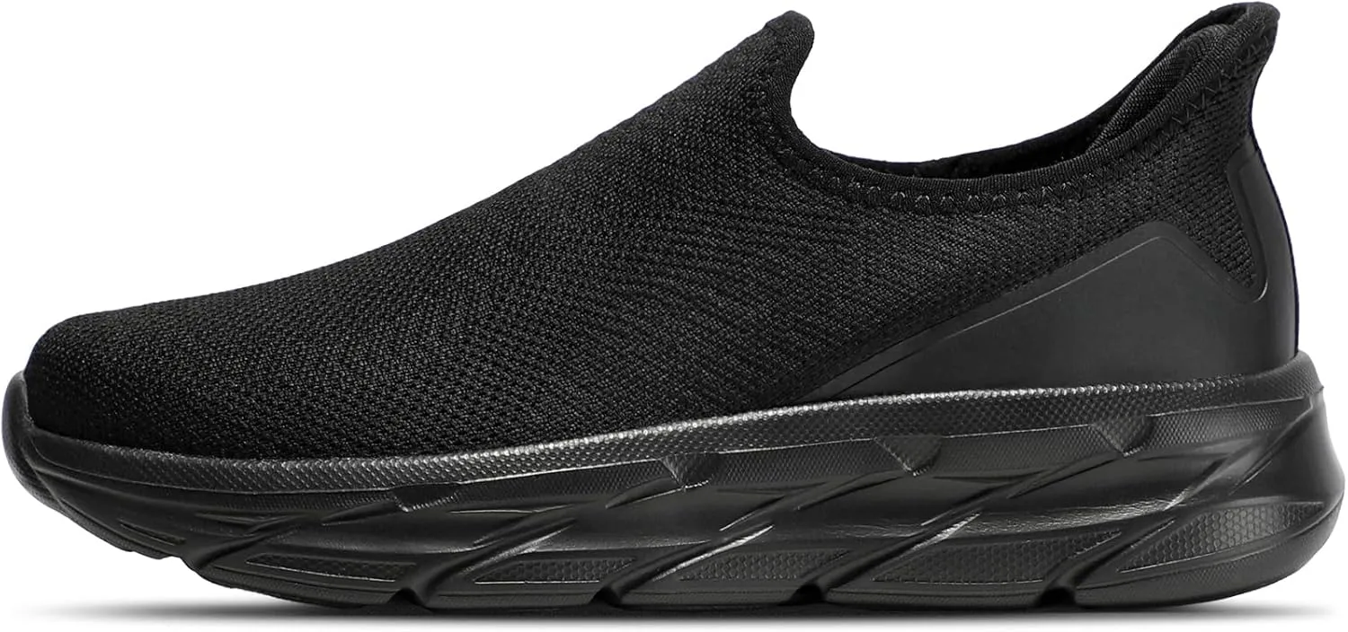 STQ Slip on Walking Shoes Womens Comfortable Tennis Breathable Athletic Gym Workout Slip on Sneakers for Plantar Fasciitis