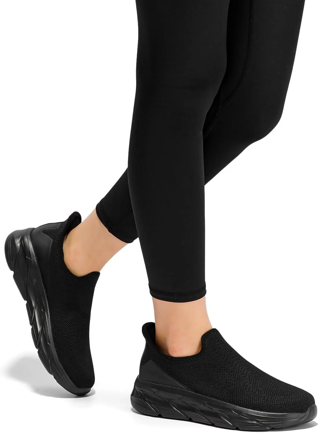 STQ Slip on Walking Shoes Womens Comfortable Tennis Breathable Athletic Gym Workout Slip on Sneakers for Plantar Fasciitis