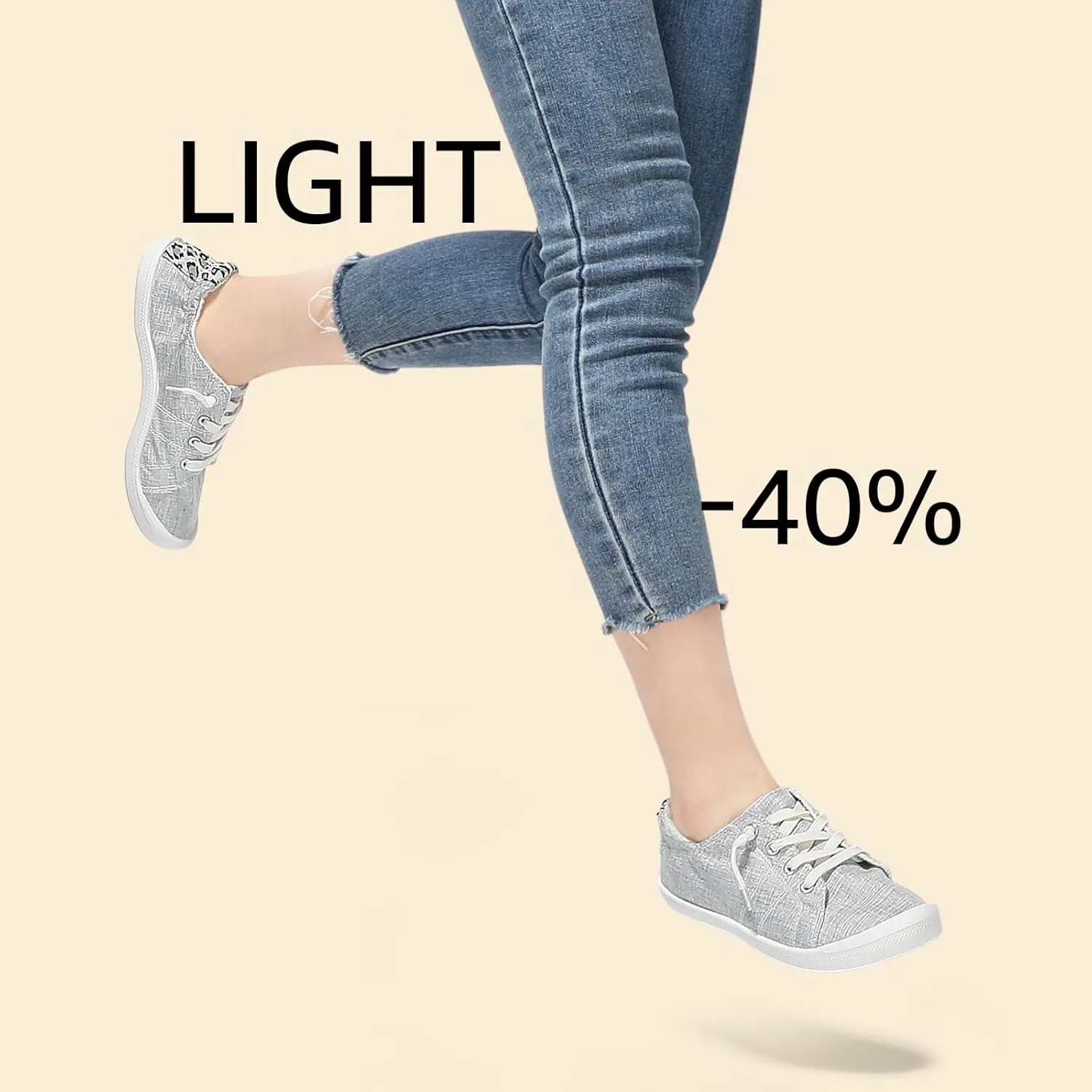 STQ Women Slip On Sneakers, Comfortable Casual Canvas Shoes