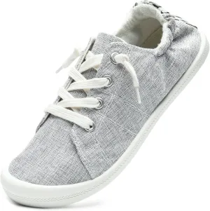 STQ Women Slip On Sneakers, Comfortable Casual Canvas Shoes