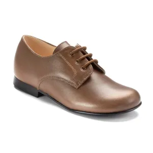 Stylish Taupe Kids’ Oxford Shoes for Everyday Sophistication