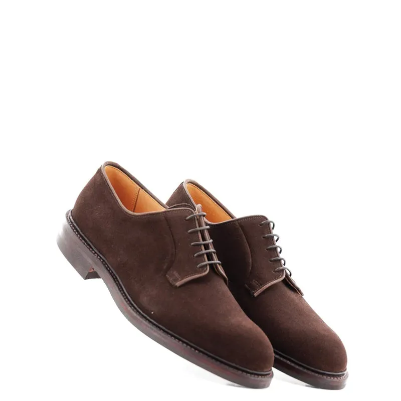 Suede Handmade Solid Leather Derby Shoes