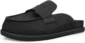 Suede Womens Clogs Comfortable Arch Support Mules & Clogs for Women Non-Slip Platform Slip On Shoes