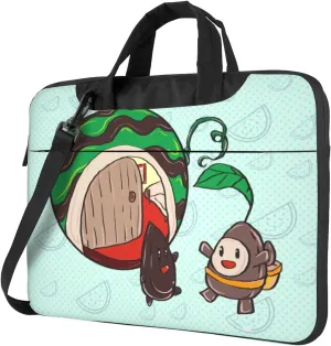 Sunflower seeds watermelon seeds Ultra-thin portable shoulder laptop bag 15.6 inch Stylish and Protective Shockproof soft lining