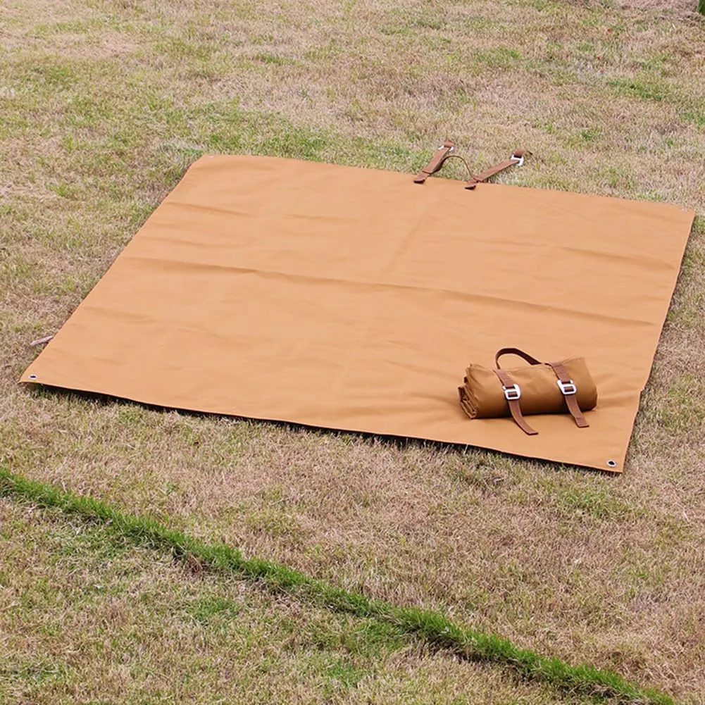 Tear-Resistant Oxford Cloth Outdoor Ground Sheet Mat Waterproof Portable Camping Blanket for Backpacking Hiking Beach