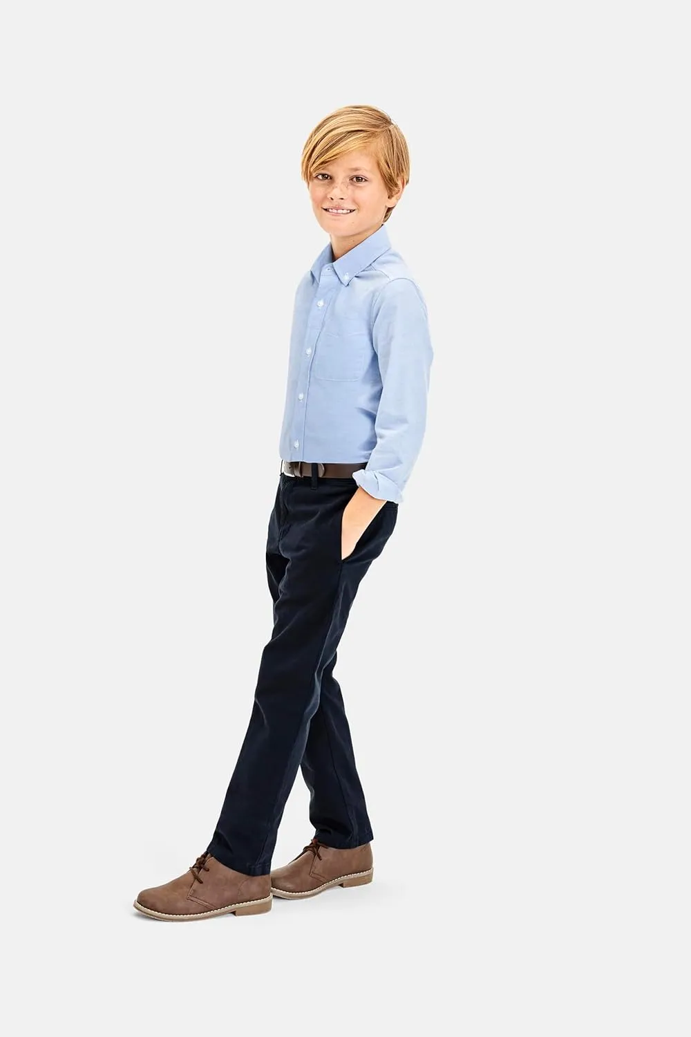 The Children's Place Boys' Long Sleeve Oxford Button Down Shirt