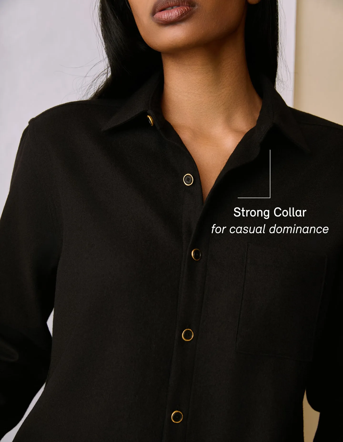 The New Oxford (Enamel & Gold Merino Wool)