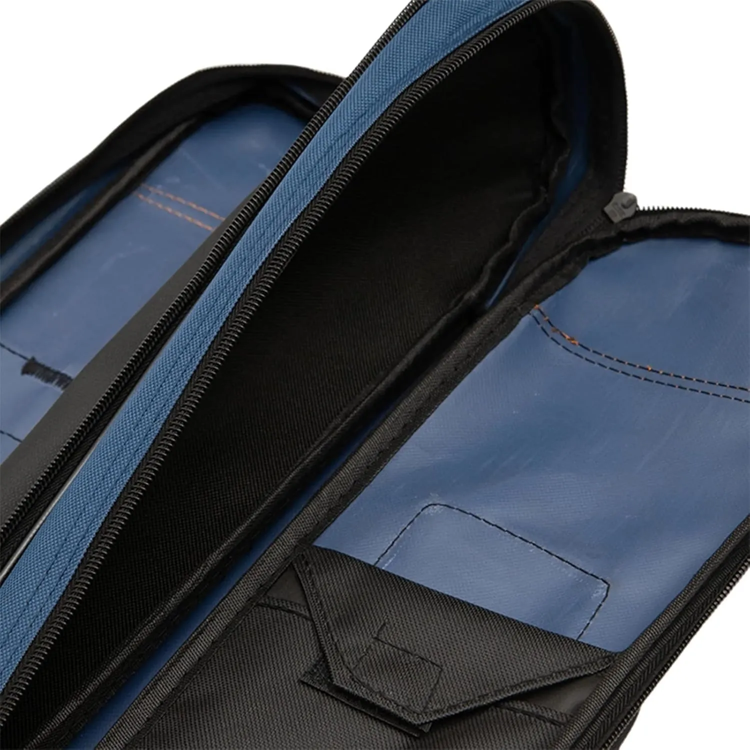 The Sword Transport Bag can Contain 2 Swords in Thick Oxford Fabric, Double Sword Bag with Rod Bag, Martial Arts Bag, Multifunction Sword Set-Blue||110CM