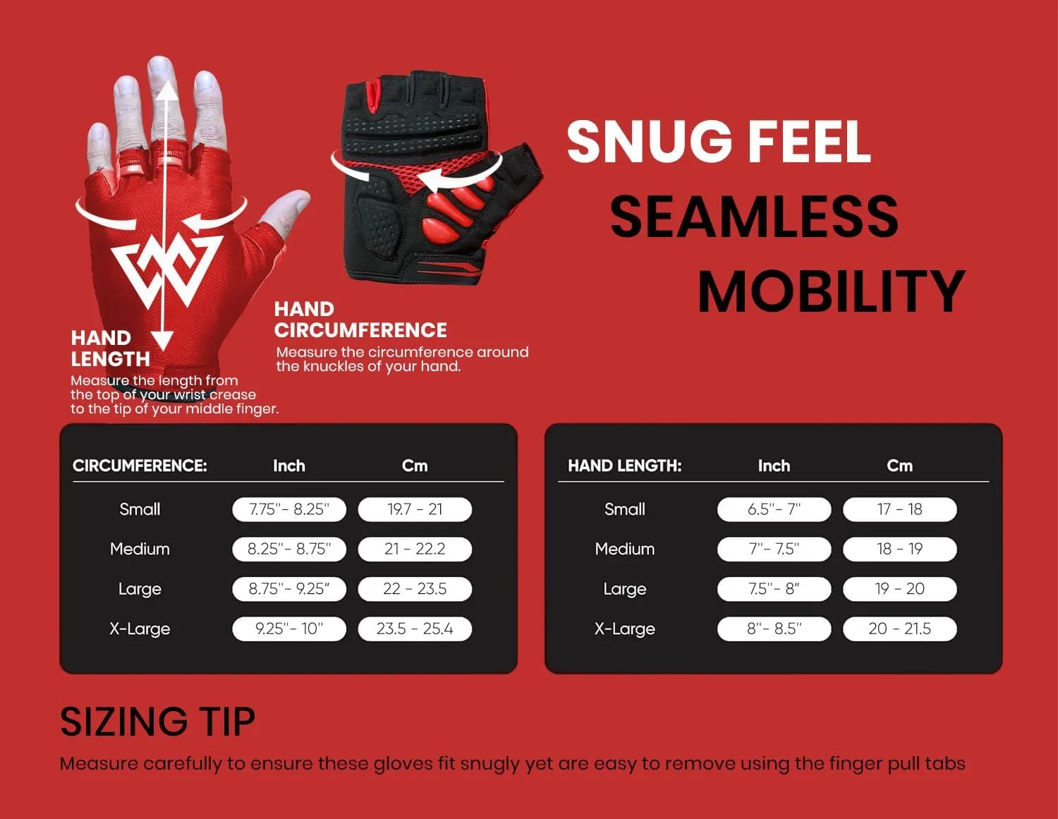 Thick Padded 11mm Half Finger Cycling Gloves for Men and Women - Anti-Shock, Comfortable, Lightweight Biking Gloves