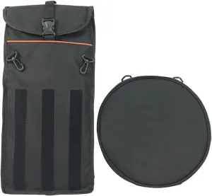 Thickened Dumb Drum Carrying Bag with Reinforced Design Portable Double Shoulder Drum Backpack for Easy Travel and Storage with Handy Pocket